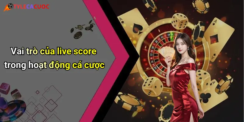 Vai trò của live score trong hoạt động cá cược