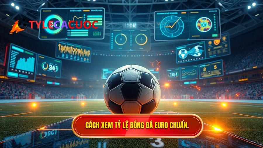 1. Cách xem tỷ lệ bóng đá Euro chuẩn.