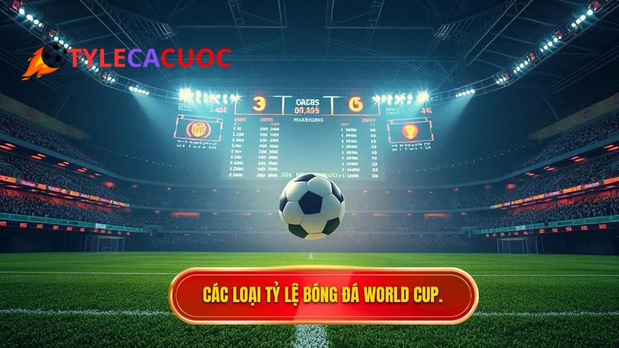 2. Các loại tỷ lệ bóng đá World Cup.